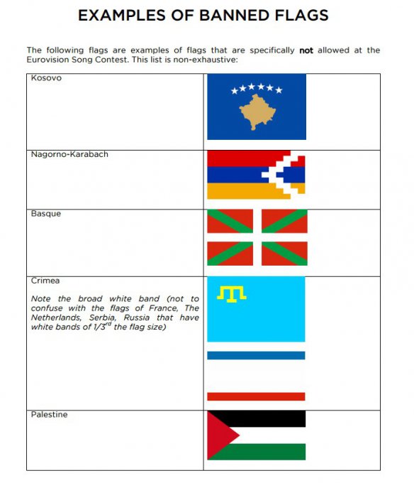 На Евровидение-2016 запретили приносить крымскотатарский флаг