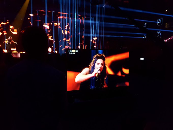 Джамала показала, как прошла первая репетиция на сцене «Евровидения»