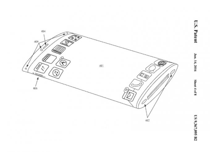 Apple создаст смартфон с опоясывающим дисплеем