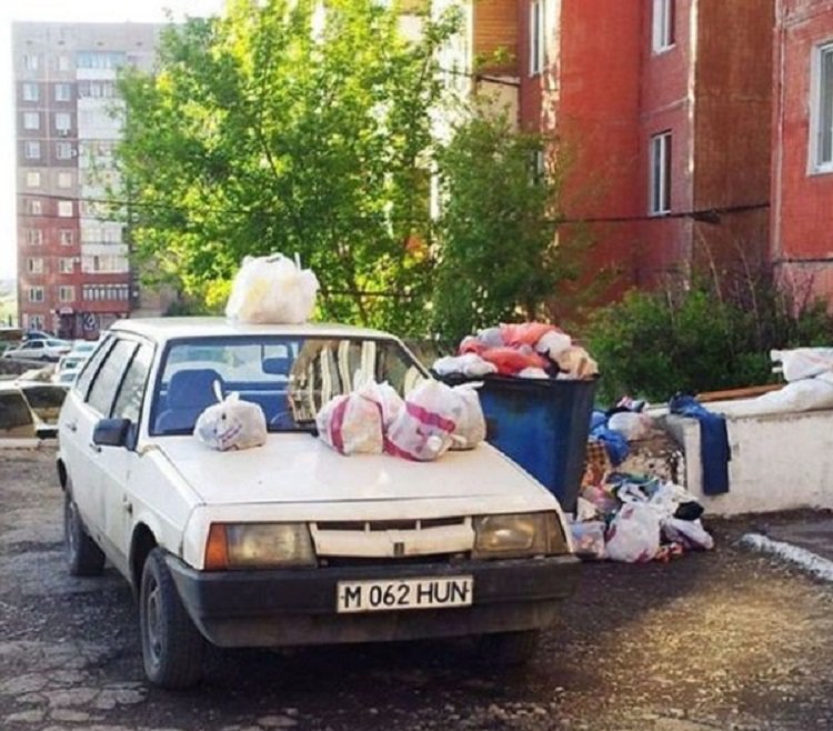 Самые забавные и жестокие способы наказания за неправильную парковку. Фото