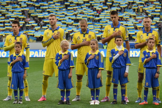 Украина остается 29-й в рейтинге ФИФА