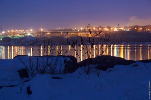 Впечатляющие пейзажи заснеженной Хортицы. Фото