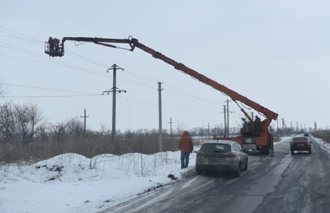 В Авдеевке восстановлено электроснабжение