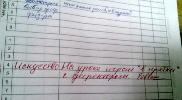 Эти записи в школьных дневниках рассмешат кого угодно