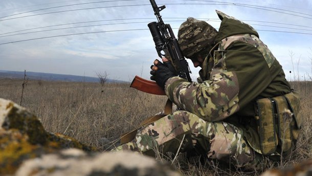 За минувшие сутки в зоне АТО погиб один боец ВСУ