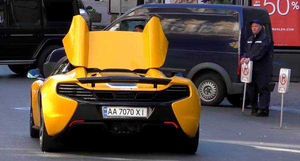 В Украине видели McLaren 650S Spider