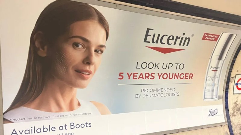В Великобритании запретили рекламу сыворотки Eucerin из-за обещания омолодить кожу на пять лет